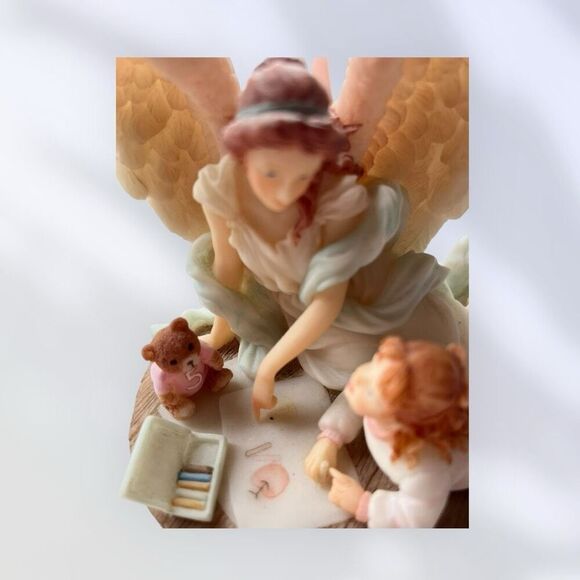 Vintage 1996 Seraphim Classics Angels to Watch Over Me Resin Sculpture Figurine - Picture 6 of 11